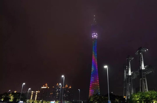 亚洲龙广州塔LED广告