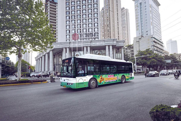 株洲方特公交车身广告投放案例