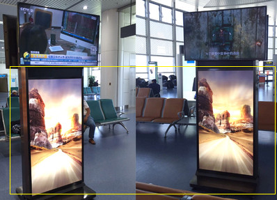 银川机场T3出发候机区灯箱广告