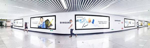 三星Galaxy Note9青岛地铁广告