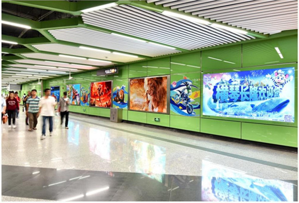 广州地铁电子屏广告