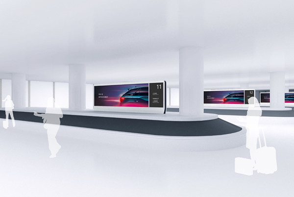 北京大兴机场墙体灯箱广告