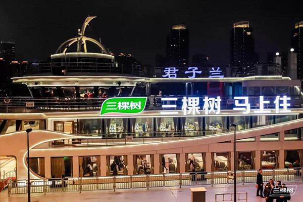 三棵树上海游轮广告
