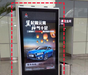 大连北高铁站刷屏机广告效果好不好?