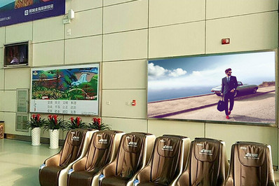 攀枝花机场候机大厅墙面看板广告