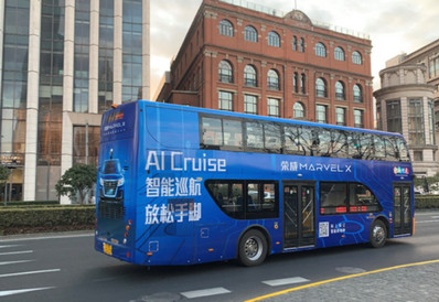 上海申城观光双层巴士车身广告