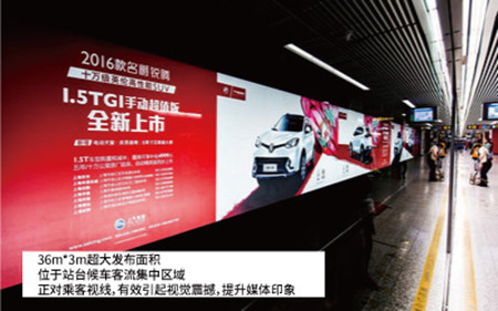 上海地铁灯箱广告