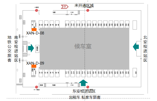 西安火车站站内地图图片