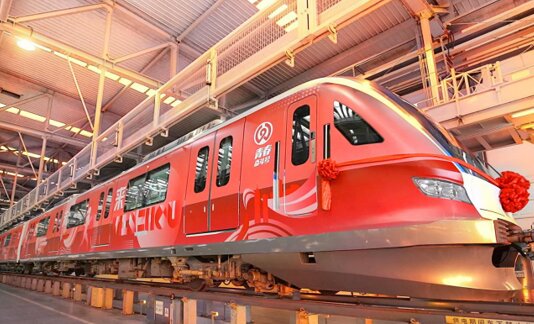 第一户外传媒-温州地铁明星列车广告