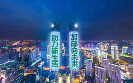 南昌双子塔地标广告-南昌绿地双子塔灯光秀广告