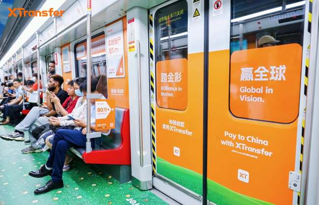 广州地铁广交会8号线多元化客流场景（有外国人搭乘画面实拍图）